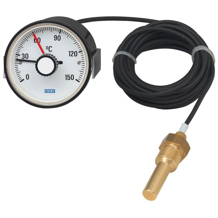 WIKA thermometer with switch contacts