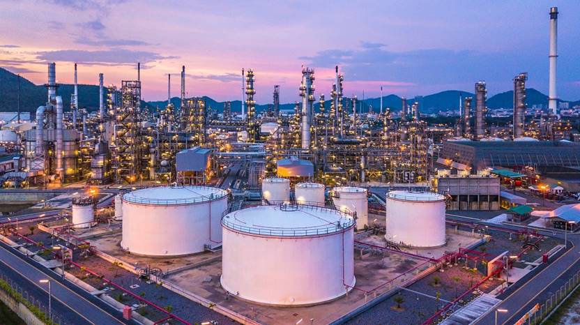 Oil refinery