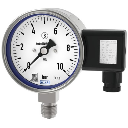 WIKA pressure gauge with output signal